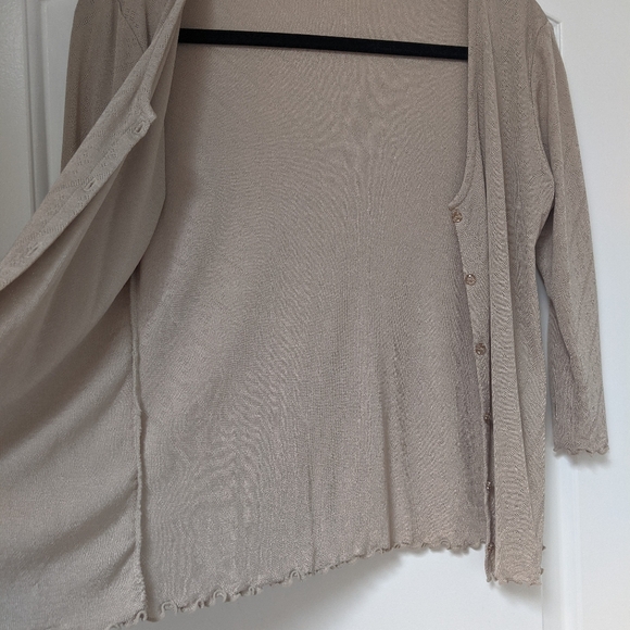 Neutral Color Cardigan - Picture 3 of 9